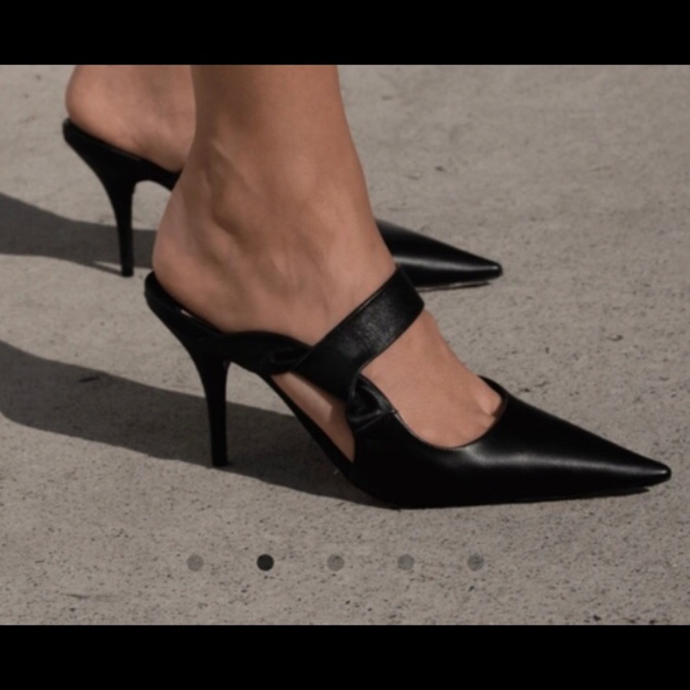 Gently worn Tony Bianco Strappy Heeled-Mule